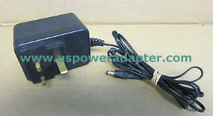 New OEM AC Power Adapter 7.5V 600mA UK 3-Pin - Model No. AD-0760D - Click Image to Close